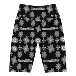 Silver Biker Shorts