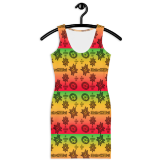 Rasta Bodycon dress