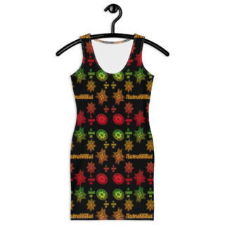Rasta Bodycon dress