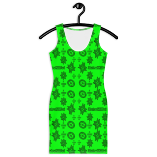Neon emerald Bodycon dress