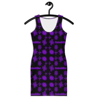 Royal purple velvet Bodycon dress