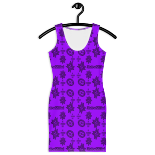 Royal purple velvet Bodycon dress
