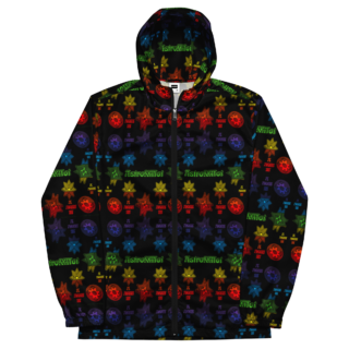 Heaven's rainbow windbreaker