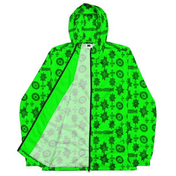 Neon emerald windbreaker - Image 3