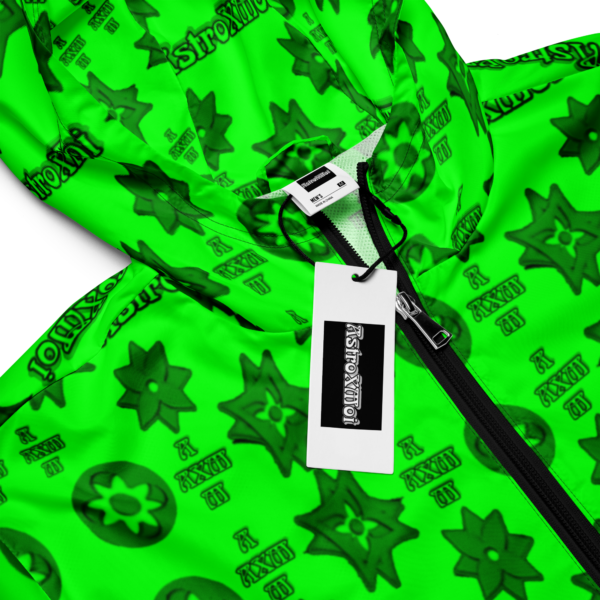 Neon emerald windbreaker - Image 2