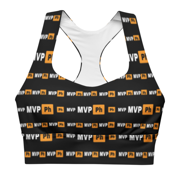 My virtual pov MVP All-Over Print Recycled Longline Sports Bra
