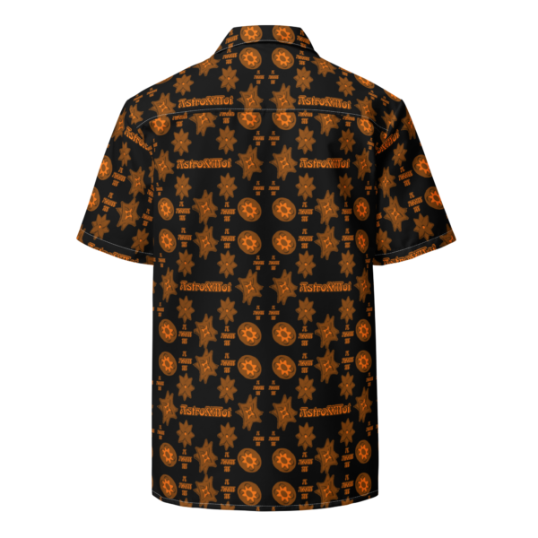 orange citrus Unisex button shirt - Image 4