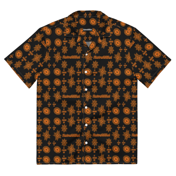 orange citrus Unisex button shirt