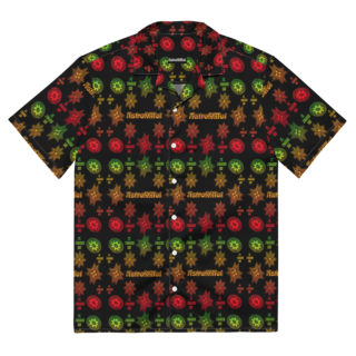 rasta Unisex button shirt