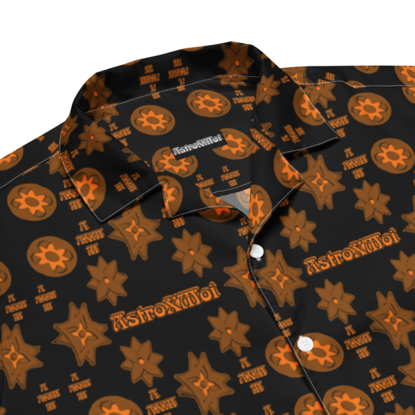 orange citrus Unisex button shirt - Image 5