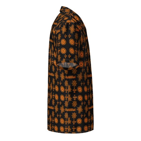 orange citrus Unisex button shirt - Image 2