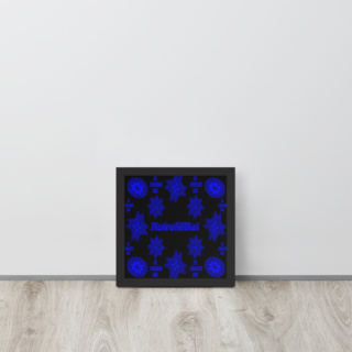 sapphire Framed poster