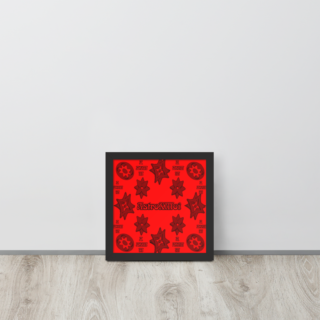 red beryl Framed poster