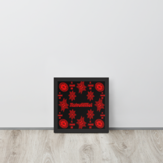 red beryl Framed poster