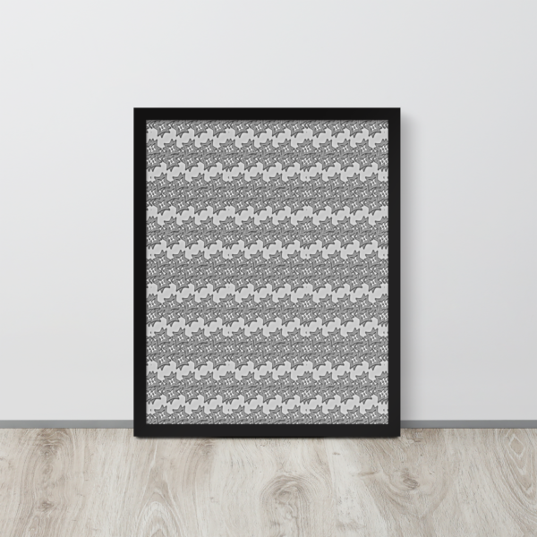 axm motif star Framed poster - Image 3