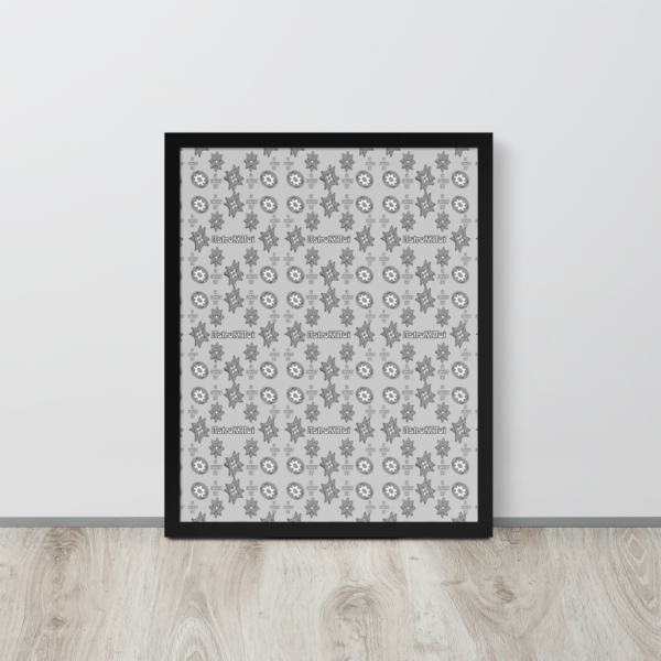 silver Framed poster - Image 3