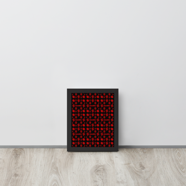 red beryl Framed poster - Image 2