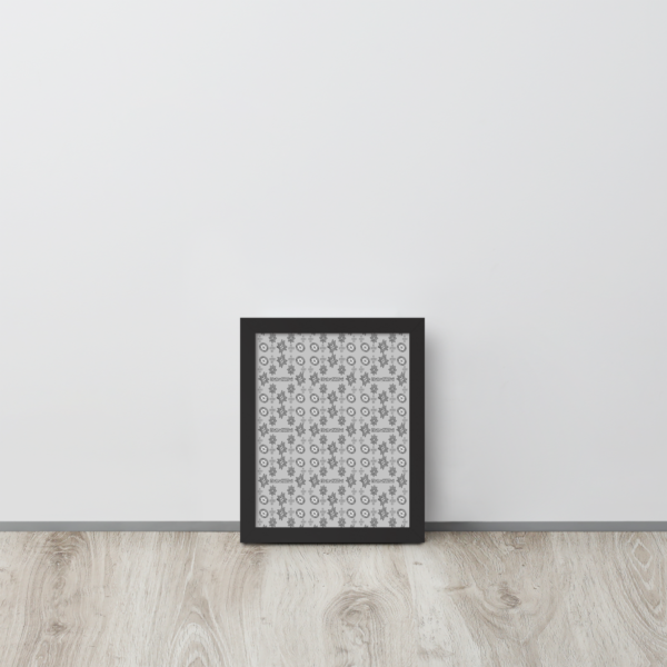 silver Framed poster - Image 2