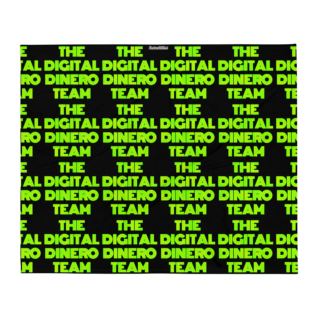 the digital dinero team Throw Blanket