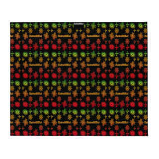 Rasta Throw Blanket
