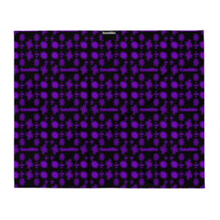 royal purple velvet Throw Blanket
