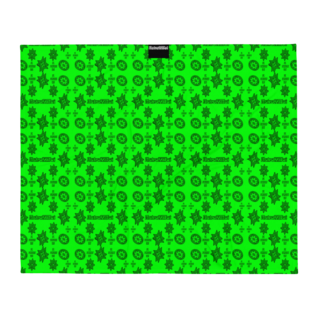 neon emerald Throw Blanket