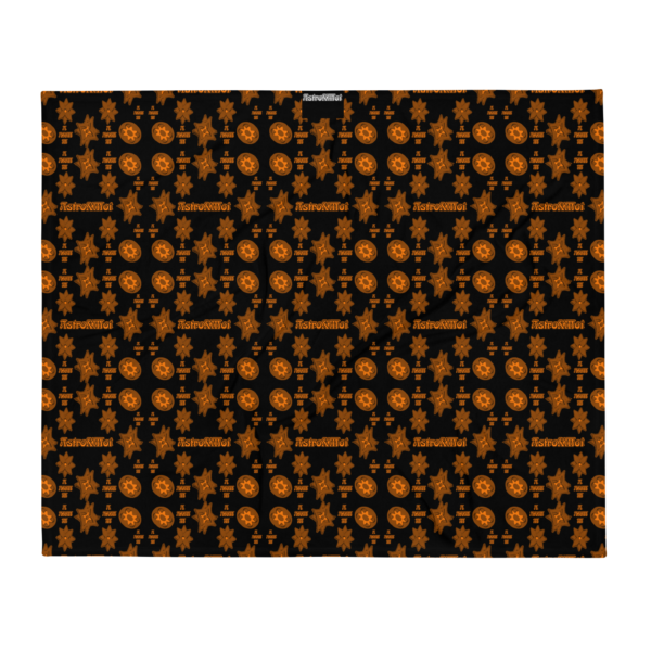 orange citrus throw Blanket