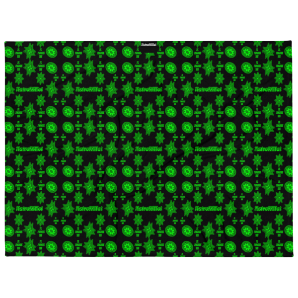 neon emerald Throw Blanket - Image 2