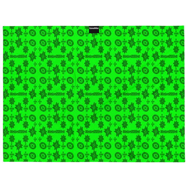 neon emerald Throw Blanket - Image 2