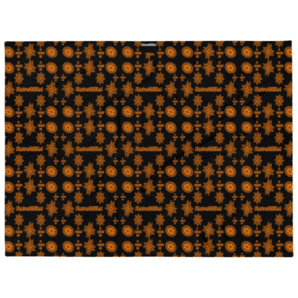 orange citrus throw Blanket - Image 2