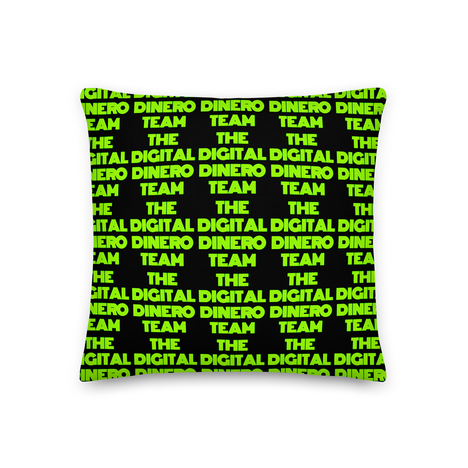 The Digital Dinero Team Premium Pillow - Image 3