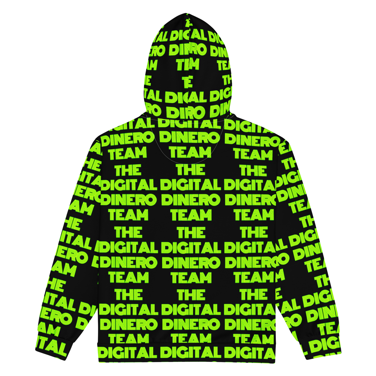 Unisex zip hoodie The Digital Dinero Team - Image 2